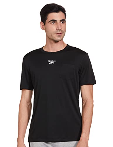 Image of Reebok Men's Solid Slim Fit T-Shirts
