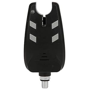 Angel Bissanzeiger Angelbissalarme Elektrische LED-Sound-Angelanzeige mit volumenverstellbarem Angelwerkzeugzubehör für Angelrute
