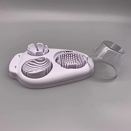 Egg Slicer Stainless Steel Cutter Slicer 3 In 1 Manual Slicers Hard Boiled Eggs Kitchen Tool Heavy Duty Egg Cutter Dishwasher Safe For Preserved Eggs Hams Bananas (#1) #TOP5
