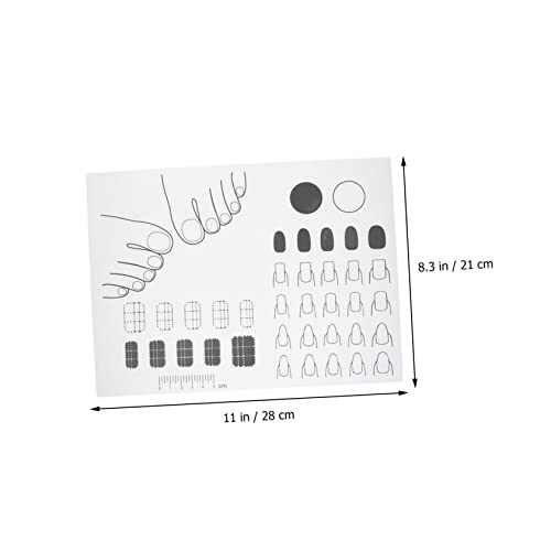 Tapete de silicona para practicar manicura acrílica miniatura 4