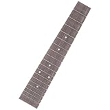 Diapasón de ukelele: está hecho de material de madera seguro, duradero y práctico, seguro y no es fácil de deformar, reemplazos de diapasón de ukelele