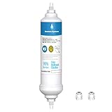 Sweetums Signatures GXRTQR Inline Water Filter for Refrigerator and Ice Maker with 1/4 Quick Connect...