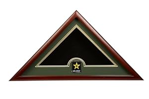 Allied Frame US Army Flaggenvitrine mit Medaillon