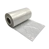 TheSafetyHouse Clear Lay Flat Tubing 20" x 500' Roll - Fits 12" Diameter for Negative Air Machines