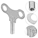 Gadpiparty Clockwork Tool Repairing Clock Winders Clock Repair Kit Clock Hands and Motor Kit Key Clock Replacement Mechanism Clocks Battery Clock Mechanism Clock Kit with Numbers Silver Steel