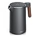 Produktbild Arendo - Wasserkocher mit Temperatureinstellung - Edelstahl - 45°C - 100°C - 1.5 Liter - Doppelwand - BPA frei - Warmhaltefunktion - Teekocher mit Temperaturanzeige - Griff Cool Touch - Cool Grey