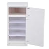 Generous White Mini Refrigerator Excellent Appearance Simulation for Kitchen Accessory Photography Props, EcoFriendly Wood Material