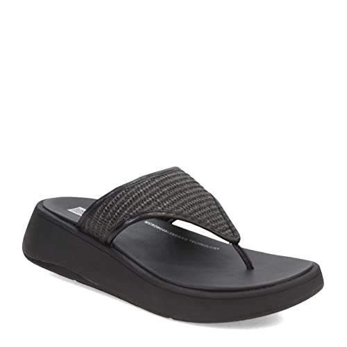 FitFlop Women's, F-Mode Woven Flatform Toe Post Sandal