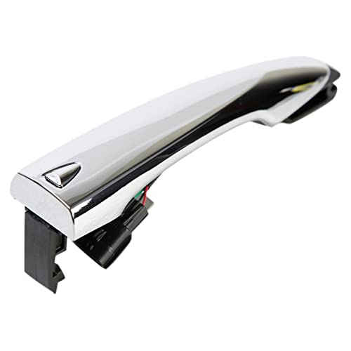 TRQ Front Driver Side Exterior Door Handle Chrome with Keyhole Smart Entry RFID for 2015-2019 Nissan Murano 2014-2017 Rogue by TRQ - Image 4