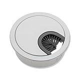 Métal de haute qualité : Ce passe-câbles est fabriqué en métal de haute qualité avec une élégante finition en aluminium. Il se distingue non seulement par sa fonctionnalité, mais aussi par sa durabilité et son esthétique attrayante.