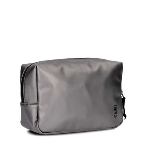 Trousse de toilette zwei CAN50 Metallic Stone gris clair pour ranger vos essentiels