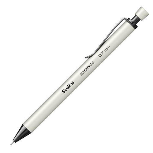 Image of Scrikss 0.7mm Mechanical Pencil | White | Icon-x
