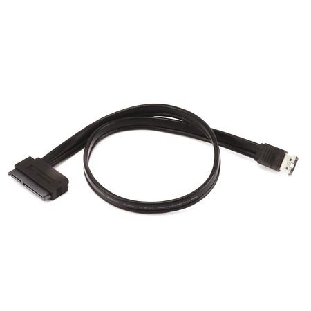 Cable de datos eSATAp a SATA 19in negro