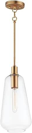 Maxim Babylon - 16 Inch 1 Light Pendant-Satin Brass Finish -Traditional Installation