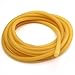 soft tubing High Resilient Elastic Tube Nature Latex Rubber Hoses 2mm 3mm 4mm 5mm 6mm 7mm 9mm 10mm 12mm 14mm 17mm 18mm yellow industrial rubber (Size : 1Meter, Color : ID 18mm x OD 22mm)