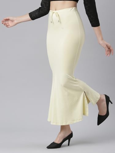 Image of TWIN BIRDS Saree Shapewear for Women | Super Soft Viscose Elastane Saree Petticoat Skirt | Stretchable & Comfortable SareeShaper