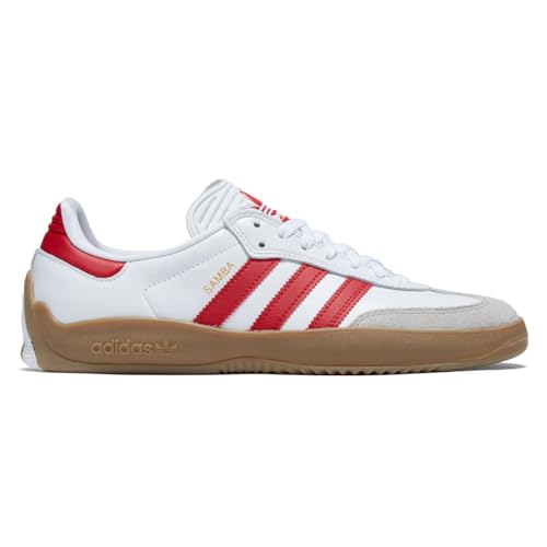 Adidas Puig Samba Shoes - FTWR White/Better Scarlet/Gum - 11.0