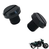générique bouchon retroviseur moto compatible avec Royal Enfield Bullet Classic 500 2009 Present,Lot de 2 PCS de rétroviseur de moto tuning accessories