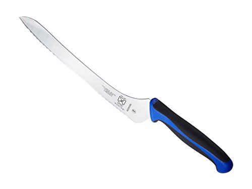 Mercer Culinary Millennia Colors 9-Inch Offset Wavy Edge Bread Knife, Blue #TOP2