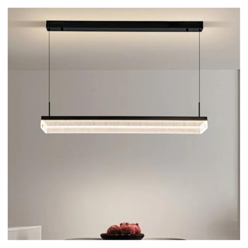 Lustre suspension rectangulaire moderne 120cm avec télécommande - 3