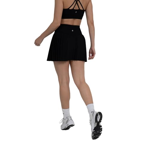 YITTY Active Women's Pleated Tennis Skirt with Built-in Short, Athleisure, 4-Way-Stretch2
