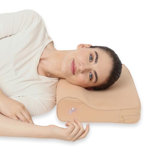 Image of Flamingo Neck Support Cervical Pillow - Free Size (Beige)