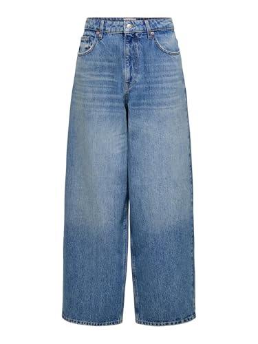 Onlamber LW oversized baggy DNM Dot jean femme décontracté chic tendance denim