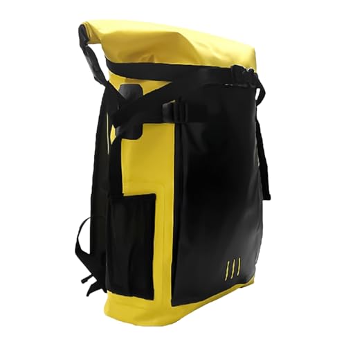 Zestvria Bolsa de senderismo impermeable, mochila ligera e impermeable | Mochila impermeable multifuncional, mochila de senderismo de viaje de 30 litros para hombres y mujeres, amarillo, Refer to