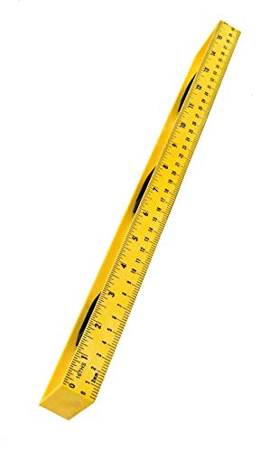 Nível De Plástico 400mm Amarelo Com 3 Bolhas Toolmax