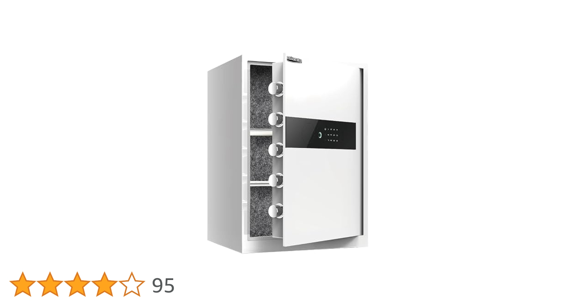値下げ！ 訳あり　電子金庫 タッチパネル　指紋認証　(60cm, 白) Amazon.co.jp: 電子金庫 タッチパネル金庫 指紋認証金庫