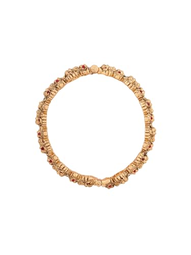 Temple Goddess Plated Bangles, Traditional Elegance