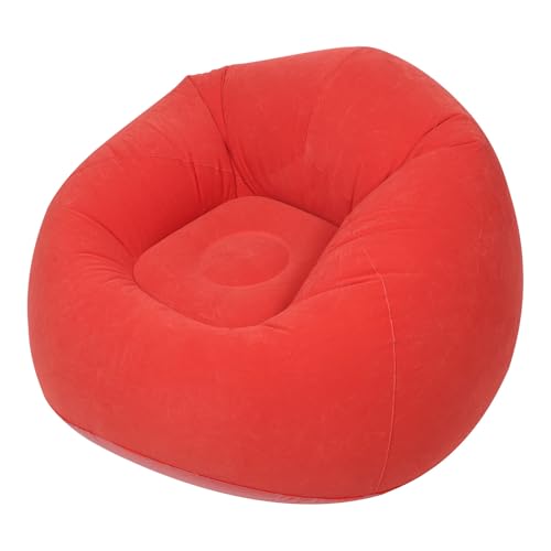 Sofá inflable de flocado portátil resistente al agua para terraza 2