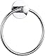 HUATEEN Handtuchring Ohne Bohren Handtuchhalter Ring Chrom Silber Rund Handtuch Halter Selbstklebend für Badezimmer Edelstahl Badzubehör - Handtuchhalter Klein Wandmontage