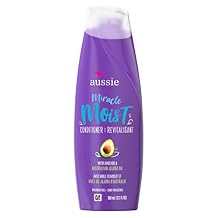 Aussie Paraben-Free Miracle Moist Conditioner With Avocado And Jojoba Oil For Dry Hair - 12.1 Fl Oz