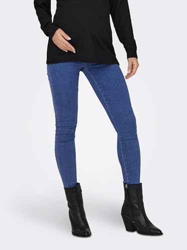 Variante de ONLY pantalon vaquero premama Medium Blue Denim S/32