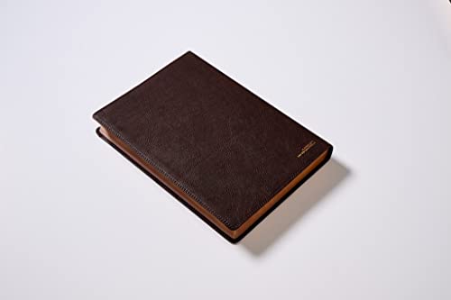 Reina Valera Revisada Biblia Reflexiones de C. S. Lewis, Leathersoft, Café, Interior a DOS Colores: