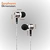 Sephia SP3060 Wired Headphones, HD Bass Driven Audio, Lightweight Aluminum Wired in Ear Earbud Headphones, S/M/L Ear Bud Tips, Earphone Case, 3.5mm Tangle-Free Cord, No Mic #5