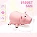 Hamm Piggy Bank Cute Pink Pig Money Box Plastic Saving Coin Box with Color Package Money Bank Great Gift Toy for Kid Children Girls Boys