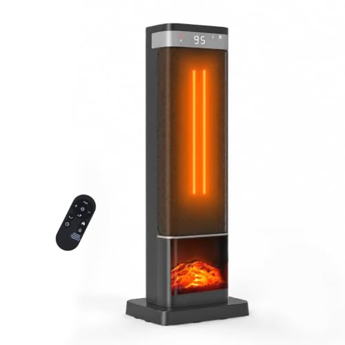 OLIXIS 24-Inch Oscillating Tower Heater