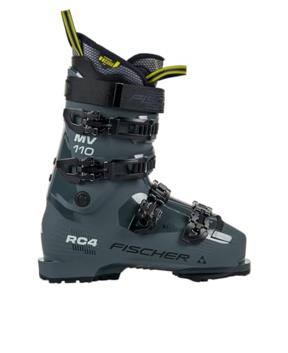 Best 110 Flex Ski Boots: Top Picks for Performance 12 Fischer RC4 110 MV Men's Alpine Ski Boots (Rhino Grey, 28.5)