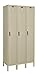 Hallowell UEL3258-1A-PT Parchment Steel DigiTech Electronic Access Locker, 3 Wide with 3 Opening, Single Tier, 36" Width x 78" Height x 15" Depth, Assembled
