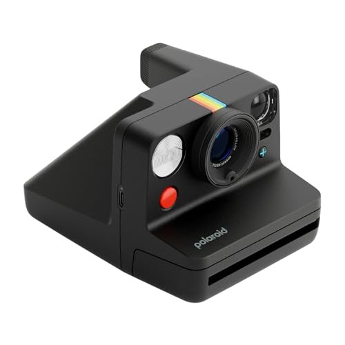 Polaroid Appareil Photo instantané Now+ Gen 3, Noir + Film Couleur (8 Photos)