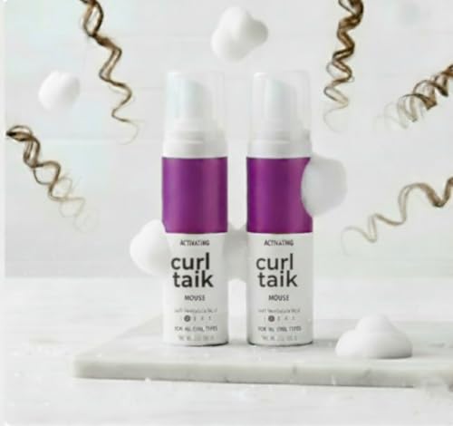 Mini Curl Taik Mousse, Lightweight Hold, 2 fl oz, Pack of 2