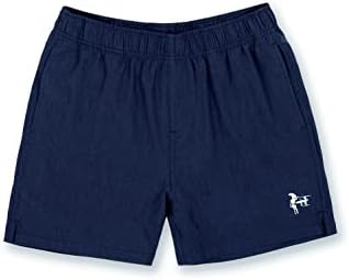 The Endless Summer Men's Solid Walk Shorts Quick Dry 4 Ways Stretch, Navy, Size Large