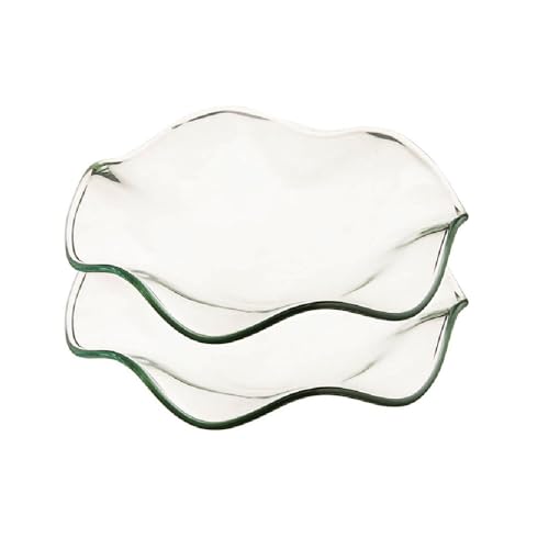 HUNANBANG Electric Oil Melt Warmer Electric Wax Melt Warmer Replacement Parts Wax Melter Fragrance Oil Warmer Burner Spare Dish(Dish*2lotus)