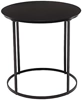 Vista 4 de Landon - Mesa auxiliar redonda, color marrón oscuro