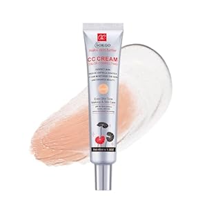 Color Correcting CC Cream, Full-Coverage Foundation, SPF 25, Even Skin Tone, Hydrating Cream