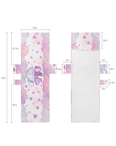 Purple Love Heart Valentines Day Beach Lounge Chair Towel Cover, Soft Chaise Lounge Towel with Side Pockets Patio Pool Chairs Cover for Beach/Pool Sunbathing 29x85 Romantic Love Heart