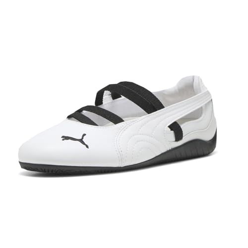 PUMA Womens Speedcat Leather Ballet Flats Casual - White2