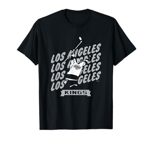Los Angeles Kings Graffiti Black Officially Licensed T-Shirt
